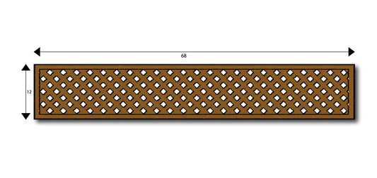 Lattice Scene Ornamental Cut Out Laser Picture Panel Insert For Gate