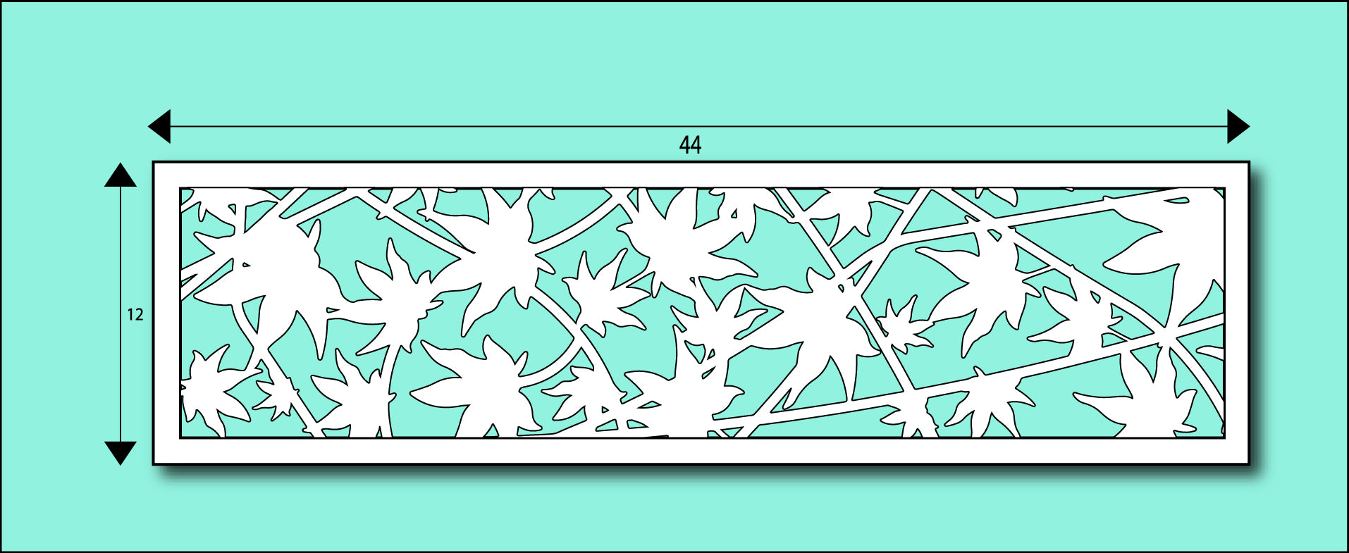 White Ornamental Cut Out Laser Picture Panel Insert For Gate